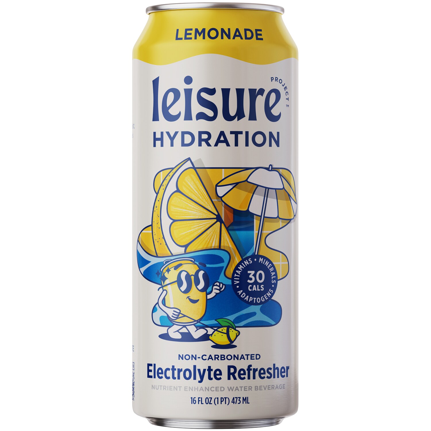 Leisure Hydration Lemonade, Can