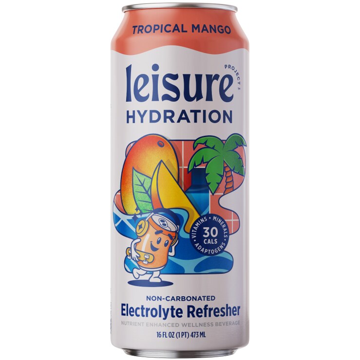 Leisure Hydration Tropical Mango, Can