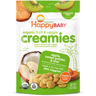 Happy Family Happy Baby Organic Creamies, Apple, Sweet Potato, Kiwi Fruit & Veggies