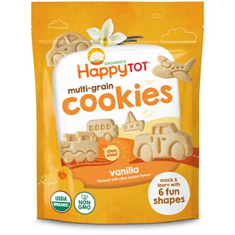 Happy Family Happy Tot Multi-Grain Cookies, Vanilla