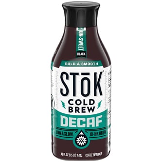 SToK Cold Brew, Unsweetened Decaf, Bottle