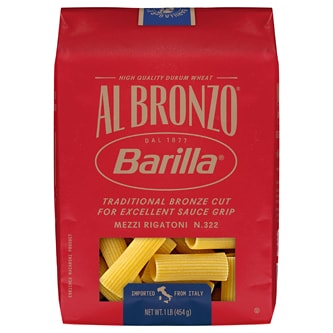 Barilla Al Bronzo Mezzi Rigatoni