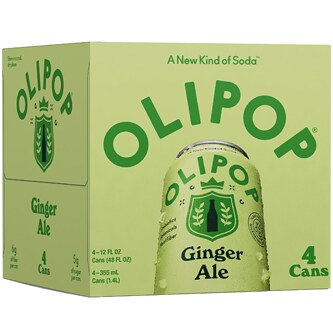 Olipop Ginger Ale, Cans
