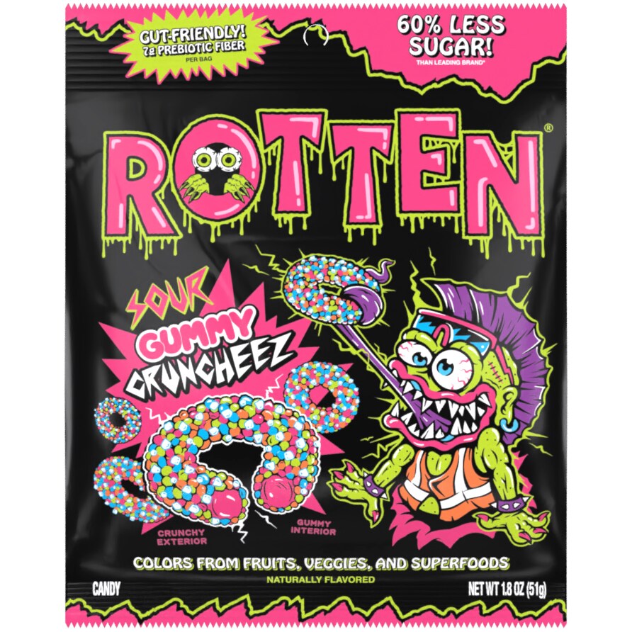 Rotten Sour Gummy Cruncheez