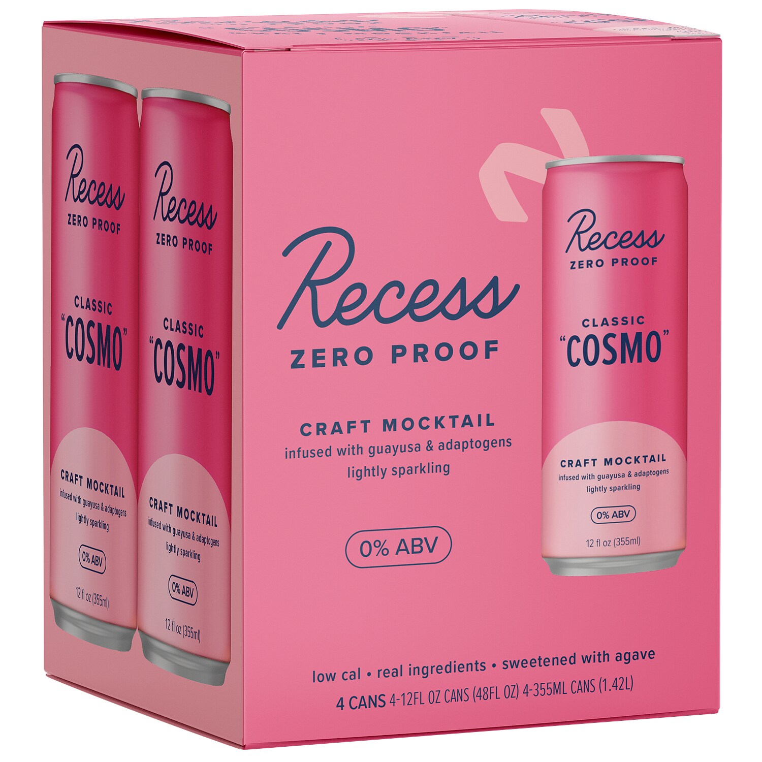 Recess Non-Alcoholic Classic Cosmo, Cans