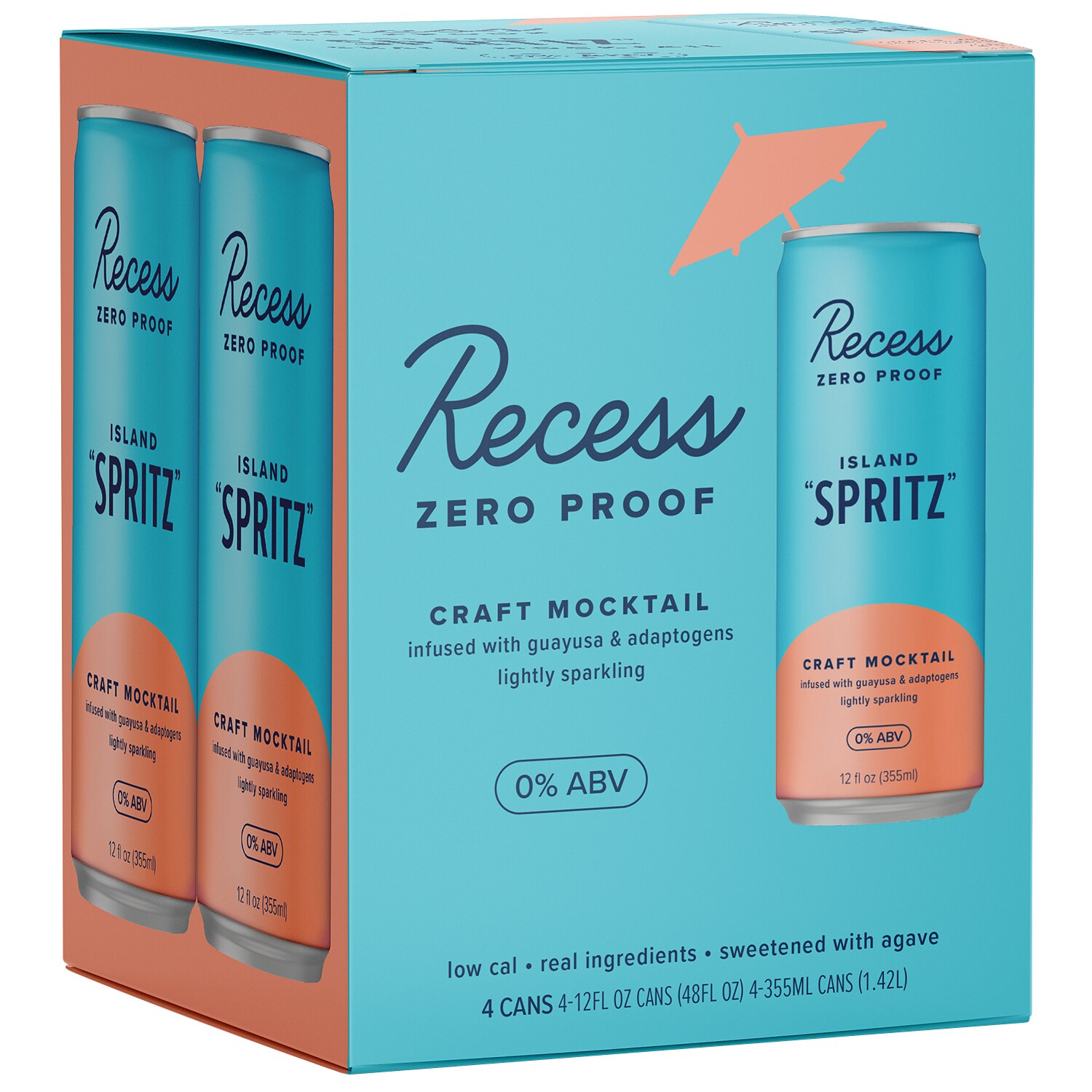Recess Non-Alcoholic Island Spritz, Cans