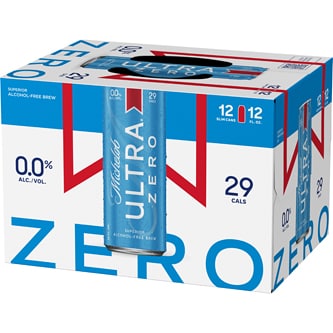 Michelob ULTRA Zero Non-Alcoholic Beer, Cans