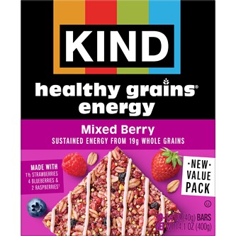 KIND Healthy Grains Energy Bars, Mixed Berry