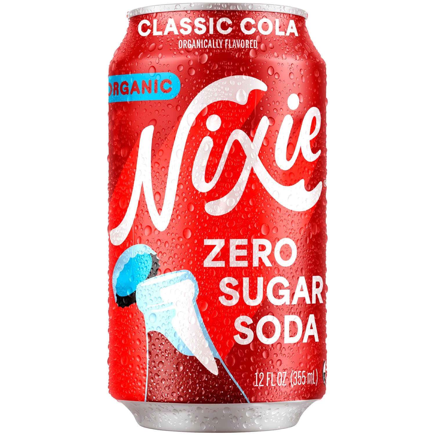 Nixie Organic Zero Sugar, Classic Cola, Can