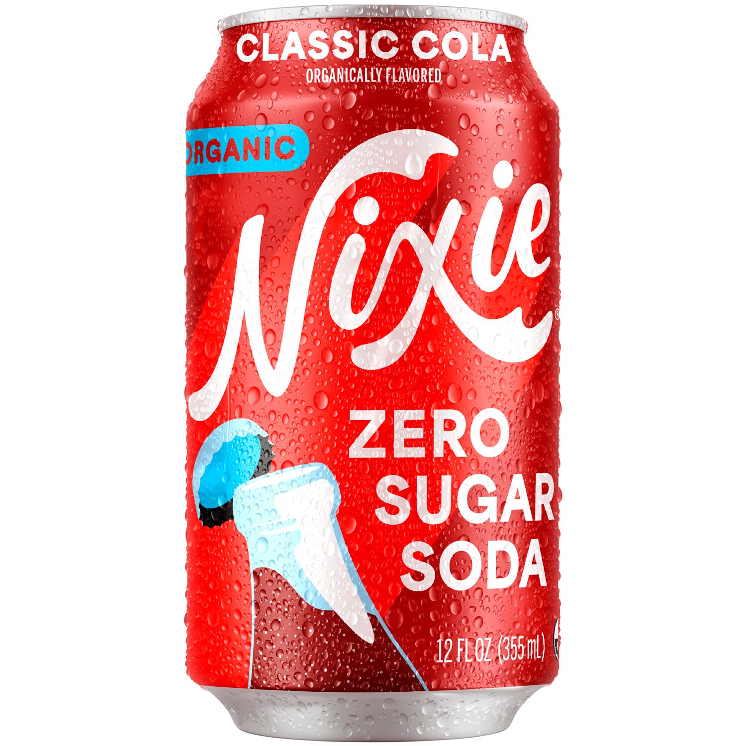 Nixie Organic Zero Sugar, Classic Cola, Can