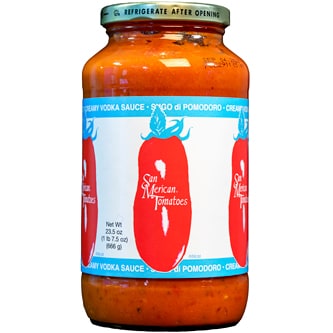 San Merican Tomatoes Creamy Vodka Sauce
