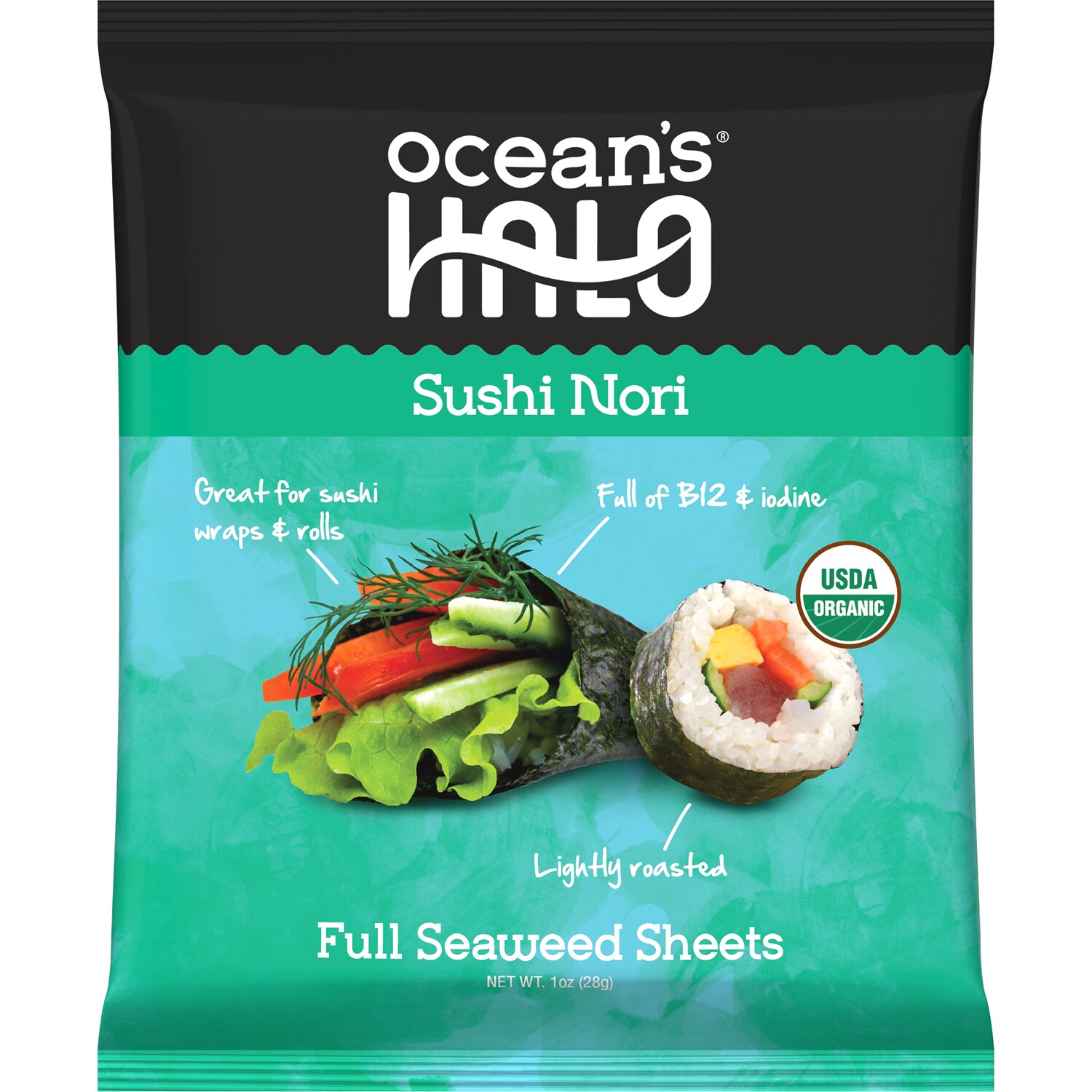 Ocean's Halo Organic Sushi Nori Wrap