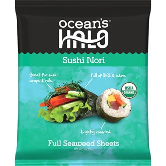 Ocean's Halo Organic Sushi Nori Wrap