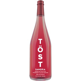 TÖST Non-Alcoholic Sparkling Sangria, Glass Bottle