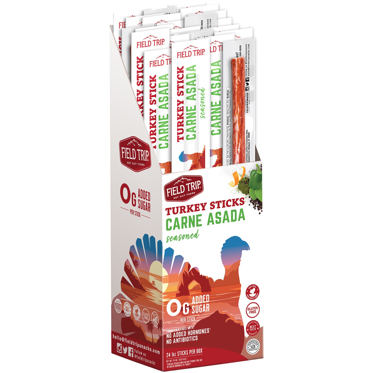 Field Trip, Carne Asada Seasoned Turkey Stick