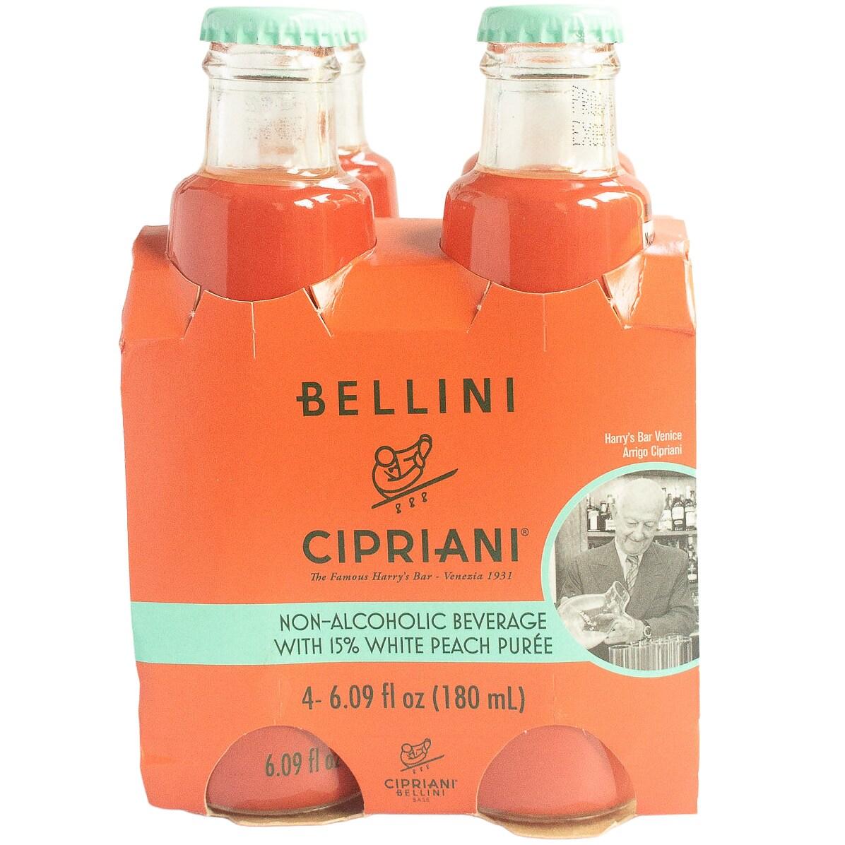 Cipriani Virgin Bellini, Bottle