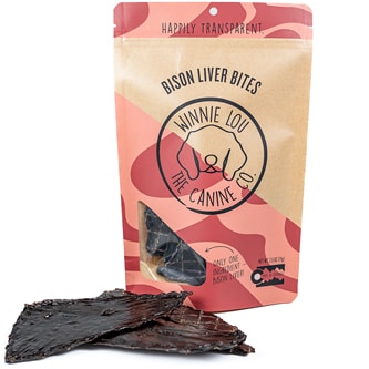 Winnie Lou Dog Treat Bison Liver Bites