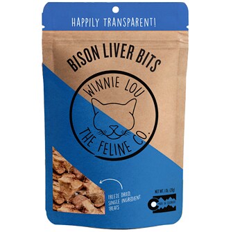 Winnie Lou Cat Treat Bison Liver Bits