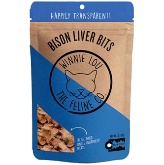 Winnie Lou Cat Treat Bison Liver Bits