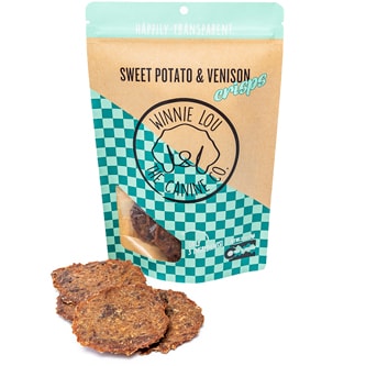 Winnie Lou Dog Treat Sweet Potato & Venison Crisps