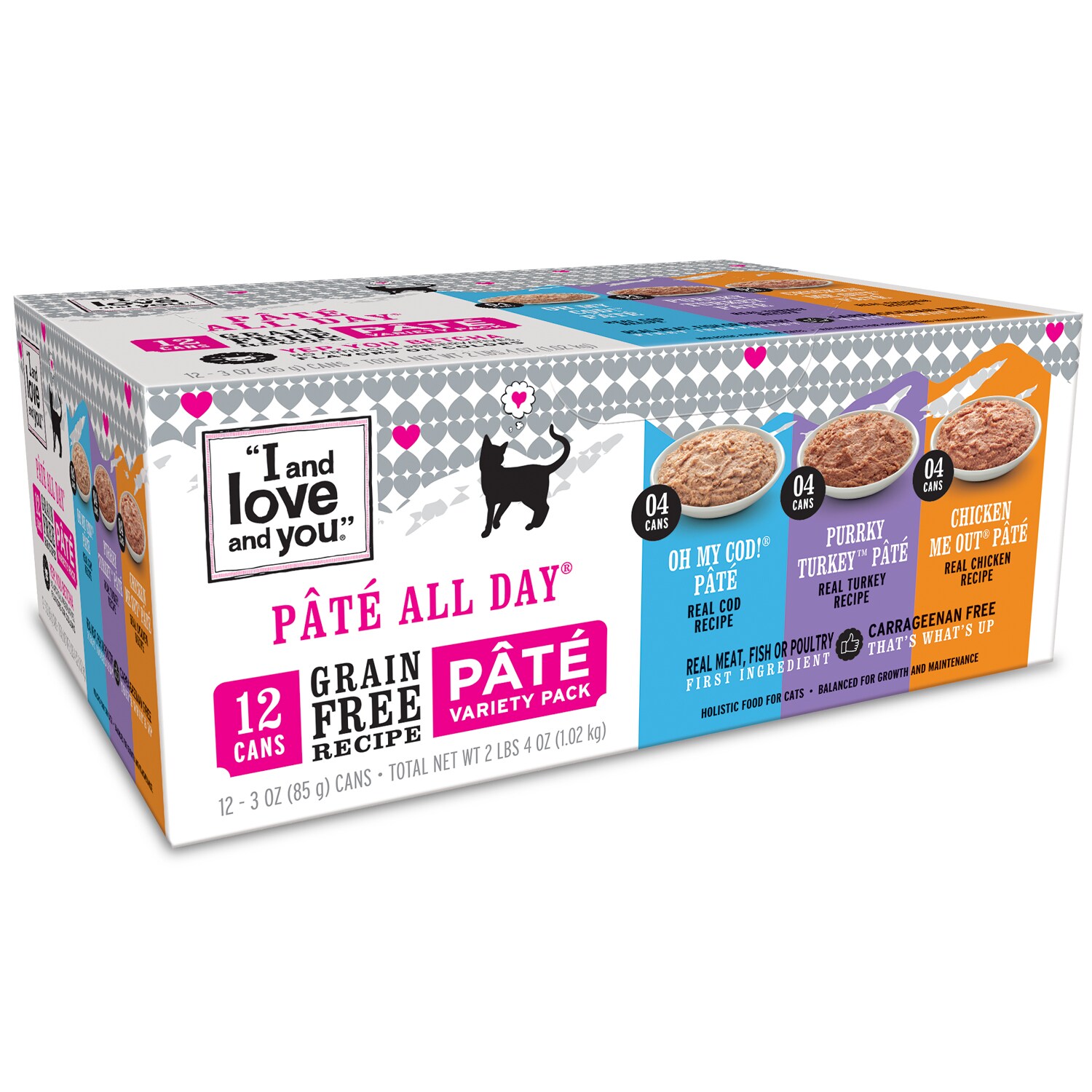 I & Love & You Cat Food, Pâté All Day Variety Pack