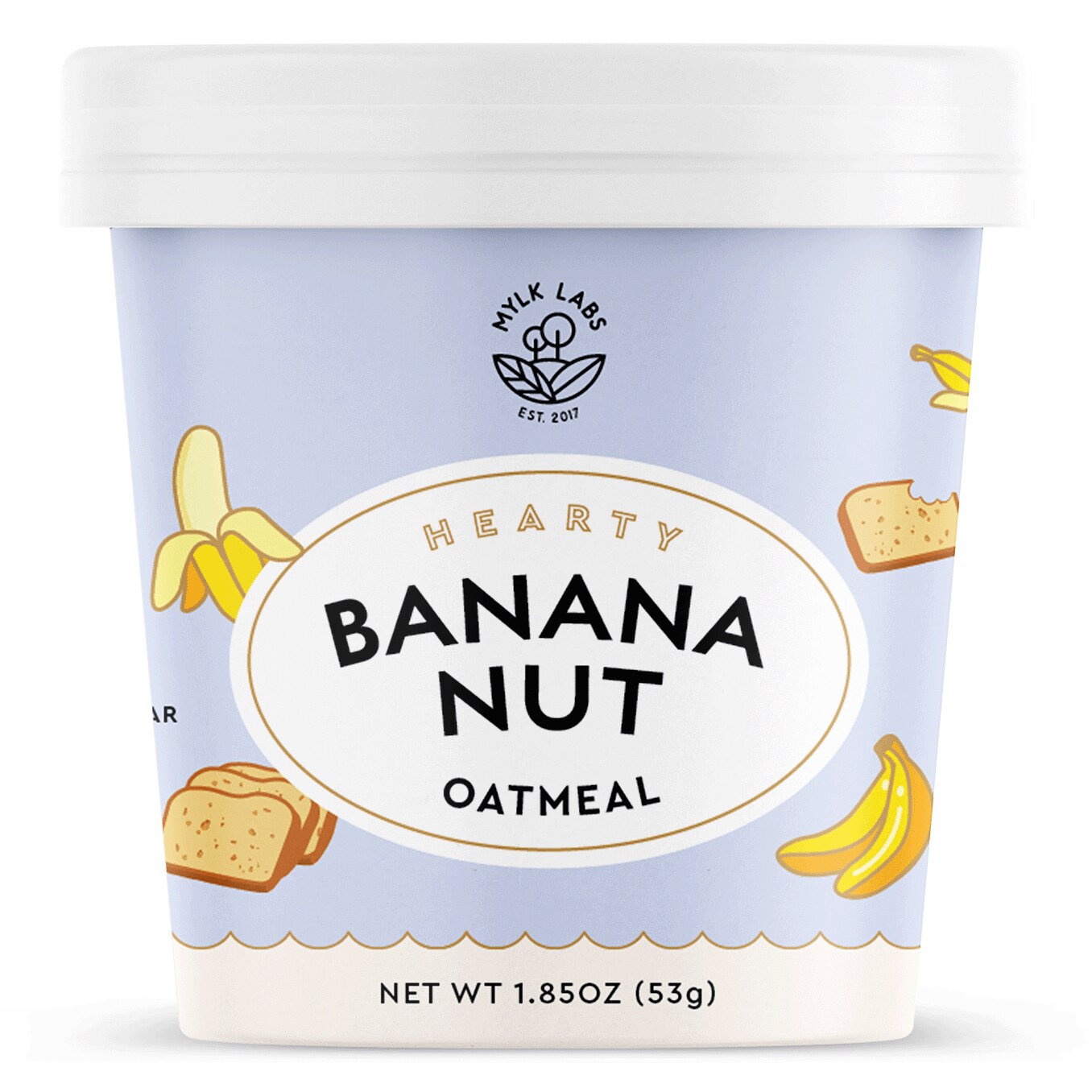 Mylk Labs Oatmeal Cup, Banana Nut