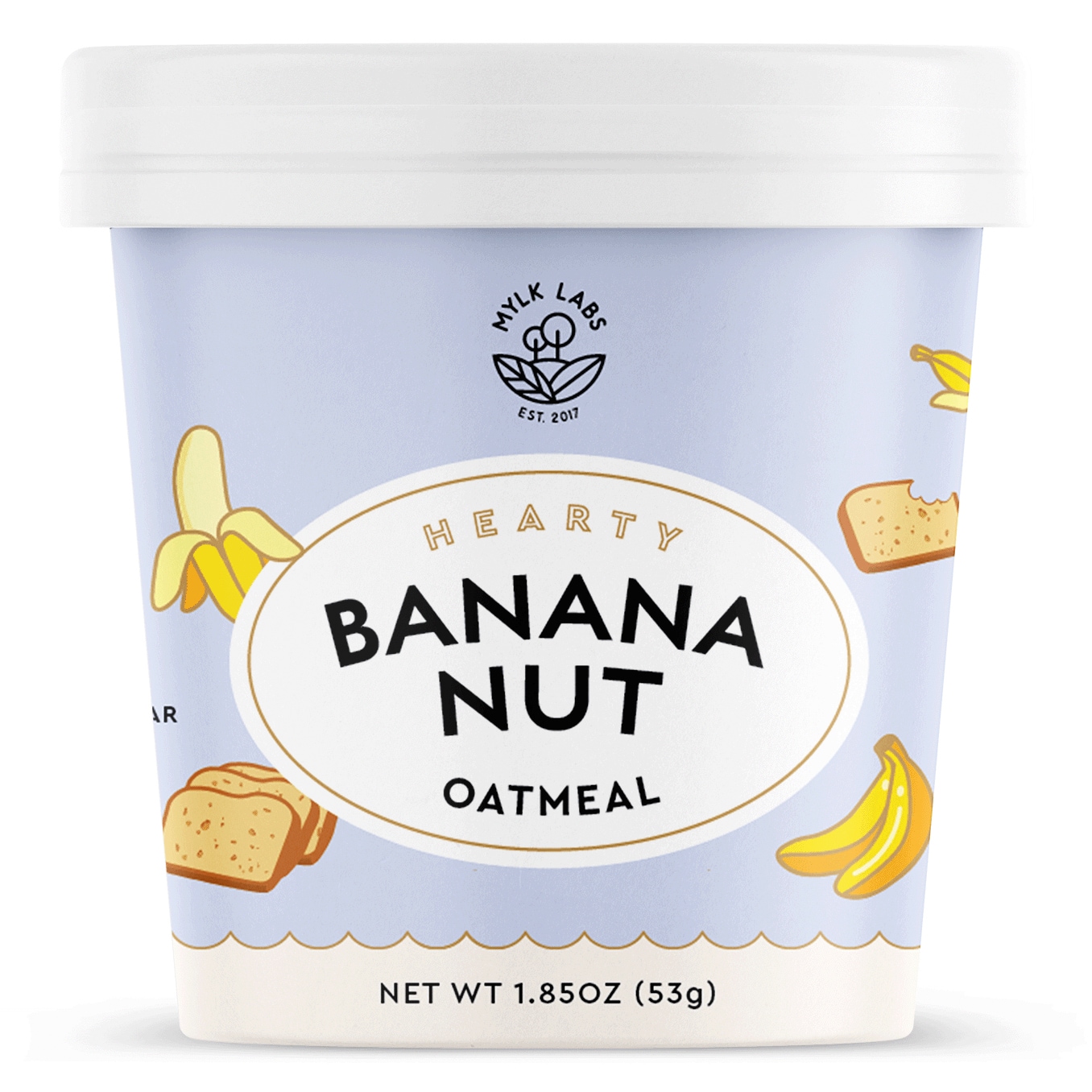 Mylk Labs Oatmeal Cup, Banana Nut
