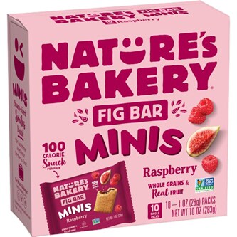 Nature's Bakery Fig Mini Bars, Raspberry