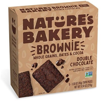Nature's Bakery Mini Bars, Double Chocolate Brownie