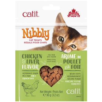 Catit Nibbly Cat Treats, Chicken & Liver