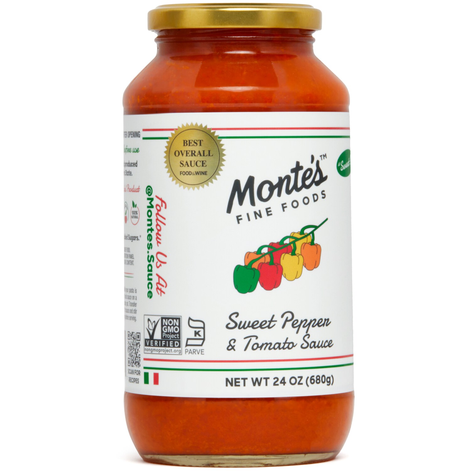 Monte's Tomato Sauce, Sweet Pepper