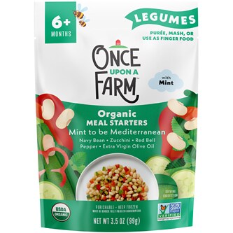 Once Upon a Farm Organic Legumes Meals Starters, Mediterranean, Frozen