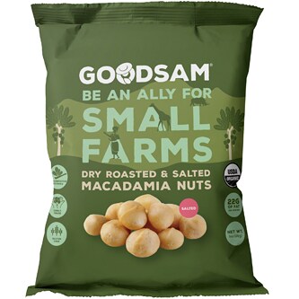 GoodSam Organic Macadamia Nuts, Dry Roasted & Salted