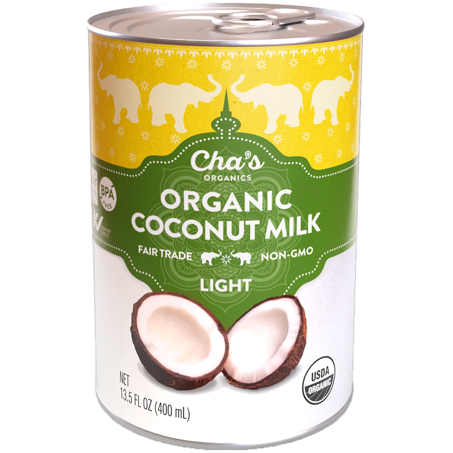 Cha's Organics Organic Coconut Milk, Light
