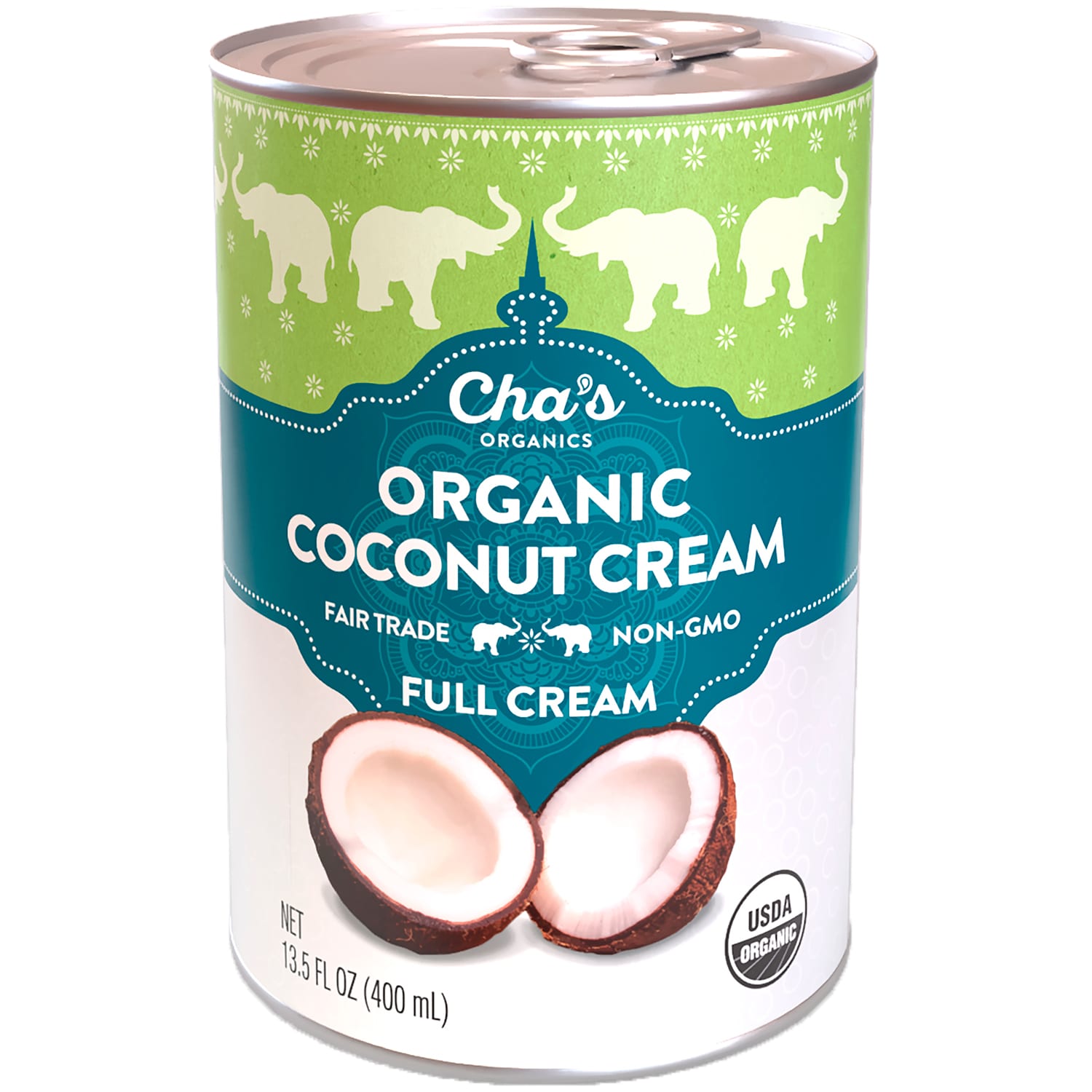 Cha's Organics Organic Coconut Cream, Full Cream
