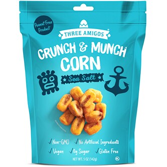 Three Amigos Crunch & Munch Corn, Sea Salt