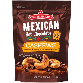 Three Amigos Mexican Hot Chocolate Cashews