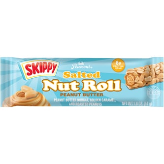 Skippy Nut Roll Peanut Butter, Salted