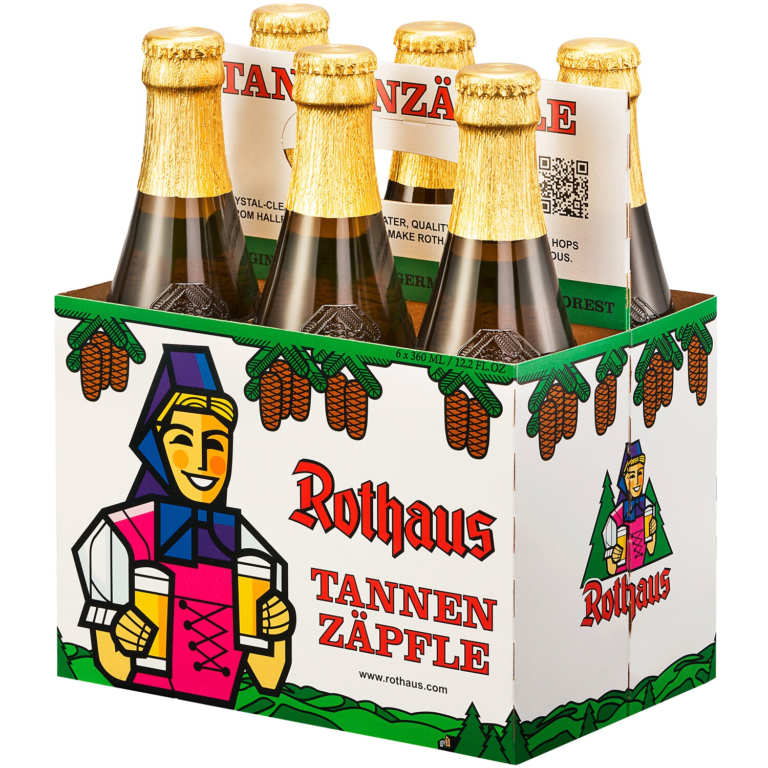 Rothaus Tannenzapfle Pils, Bottles