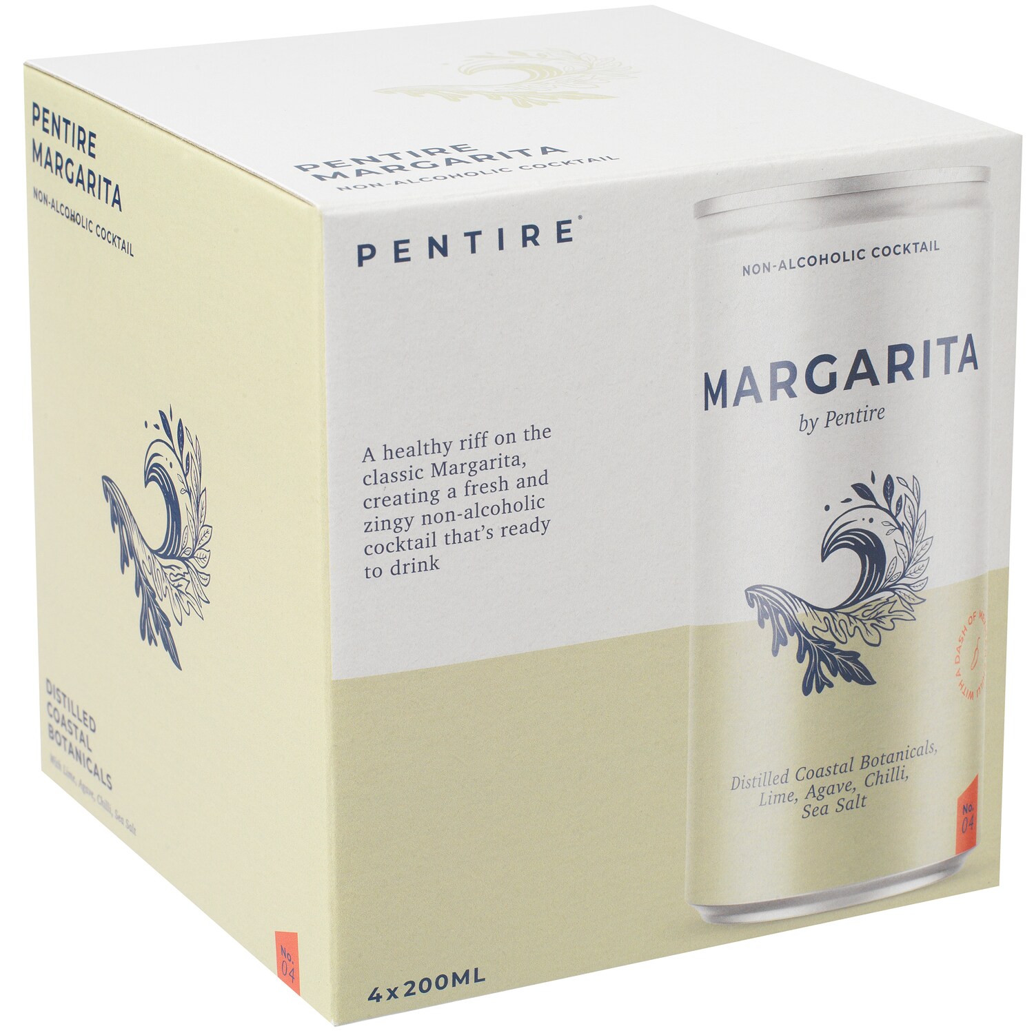Pentire Non-Alcoholic Margarita, Cans