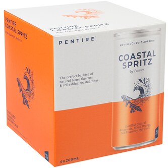 Pentire Non-Alcoholic Coastal Spritz, Cans