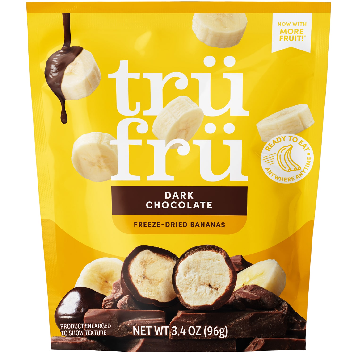 Tru Fru Freeze-Dried Bananas, Dark Chocolate