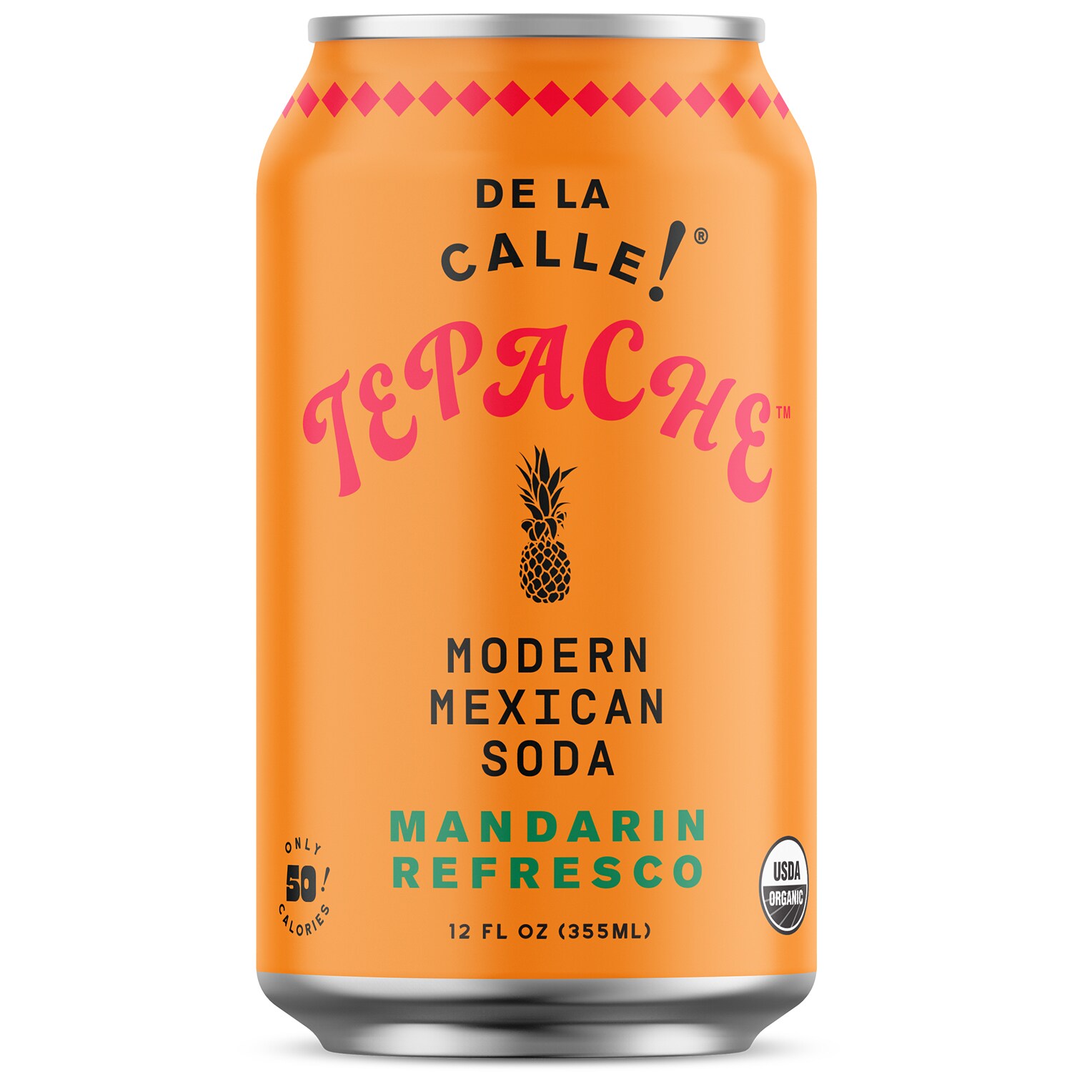 De La Calle! Tepache Modern Mexican Soda, Mandarin Refresco, Can