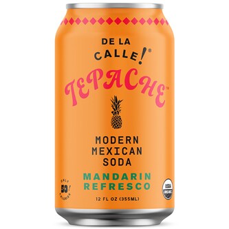 De La Calle! Tepache Modern Mexican Soda, Mandarin Refresco, Can