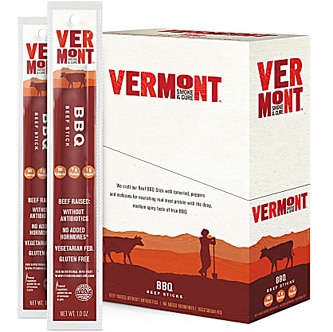 Vermont Smoke and Cure Seasoned Beef Sticks, BBQ