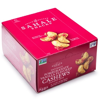 Sahale Snacks Glazed Mix, Pomegranate Vanilla Flavored Cashews