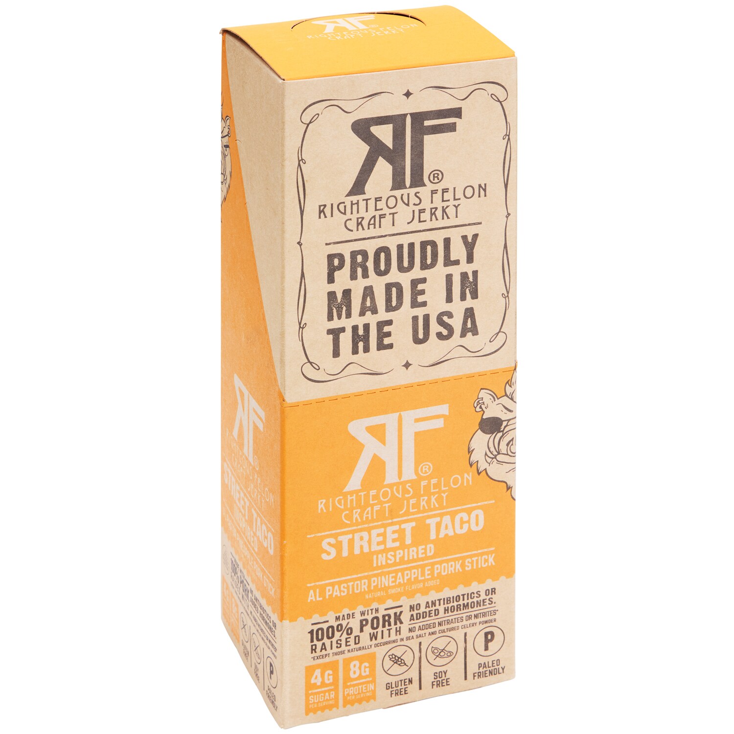 Righteous Felon Pork Sticks, Street Taco