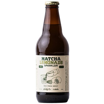 The Lucky Ox Sparkling Drink, Matcha Lemonade, Bottle