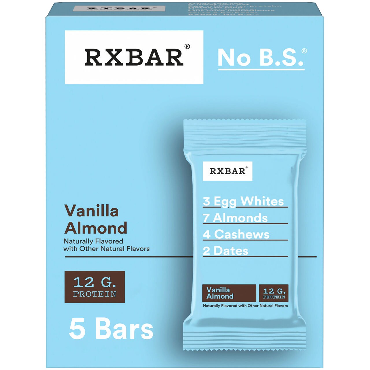 RXBAR Protein Bar, Vanilla Almond