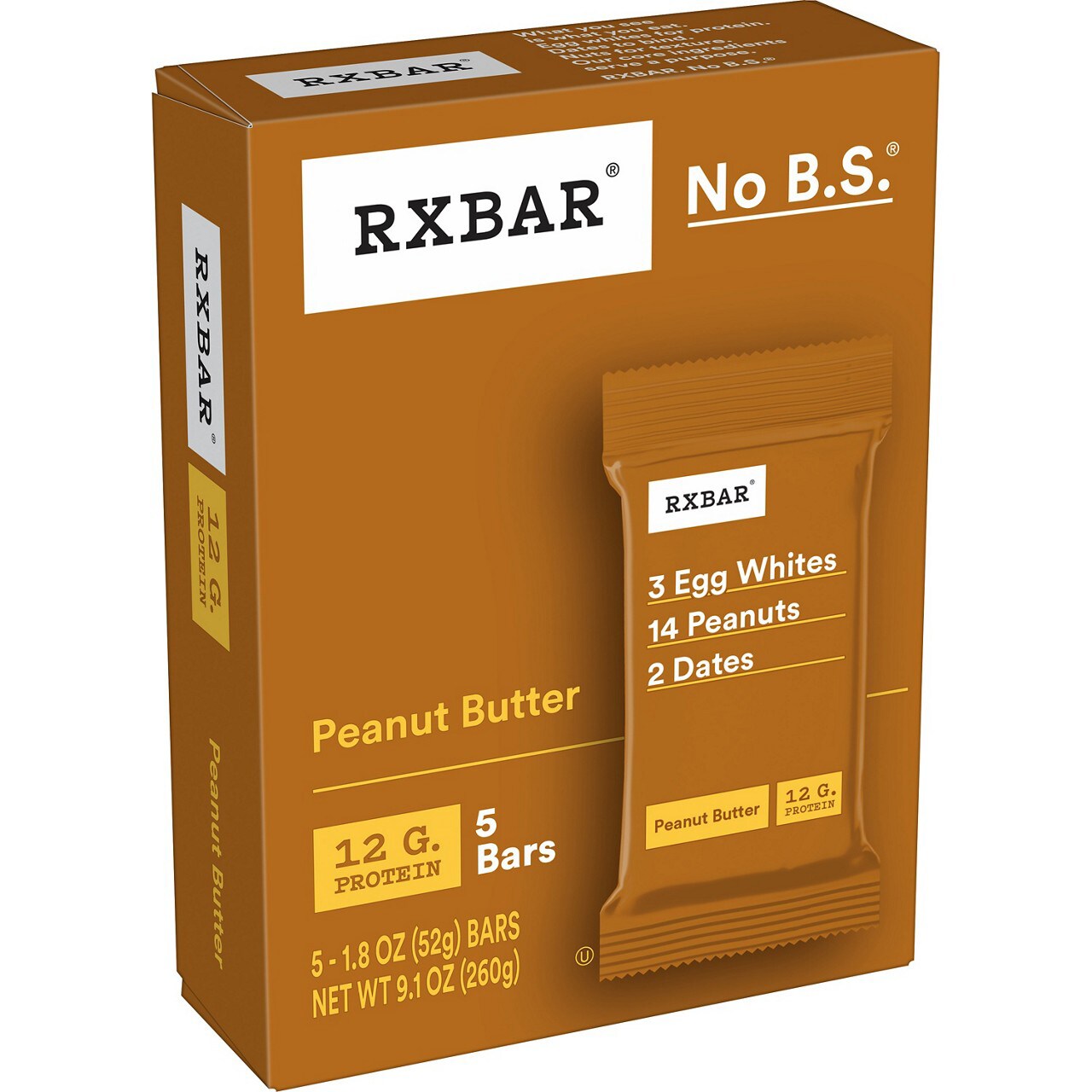 RXBAR Protein Bar, Peanut Butter